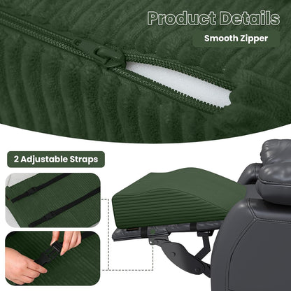 idee-home Recliner Leg Rest Cushion, Recliner Footrest Extender Pillow