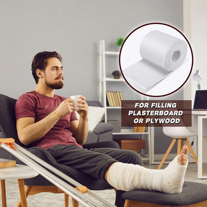 Jecery Adhesive Felt Roll, 1/4" X 6" X 1.25 Yard, Beige | Self-adhesive Padding for Foot Support, Pressure Relief, Furniture Protection, Splint Lining Cushion