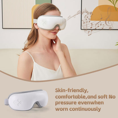 LAOBEN Eye Massager with Heat, Cordless Heated Eye Mask for Improve Sleep, Dry Eyes and migraines Relief, Reduce Strain for Plane, Travel and Office, Birthday Gifts for Women Men Mom Dad