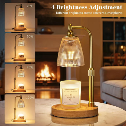 Hong-in Candle Warmer Lamp with Timer,Birthday Gifts for Women Mom Sister