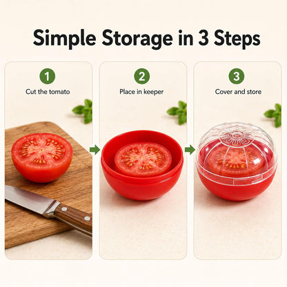 Avocado Keeper Saver Avocado Storage Containers With Lid | Onion Avocado Tomato Saver Fruit vegetable Holder Storage (Avocado Holder)