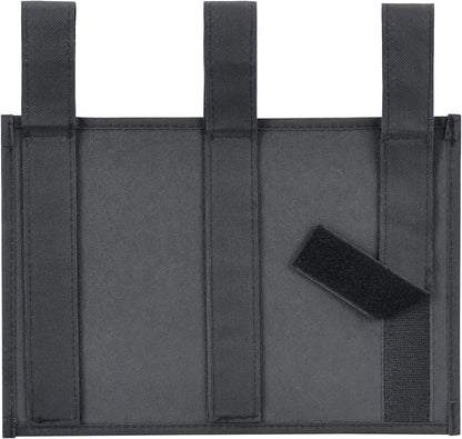 Zafit Hanging Bedside Caddy, Bedside Storage Organizer for Magazine, Phone, Remote control (Classic4 Pockets-Black)