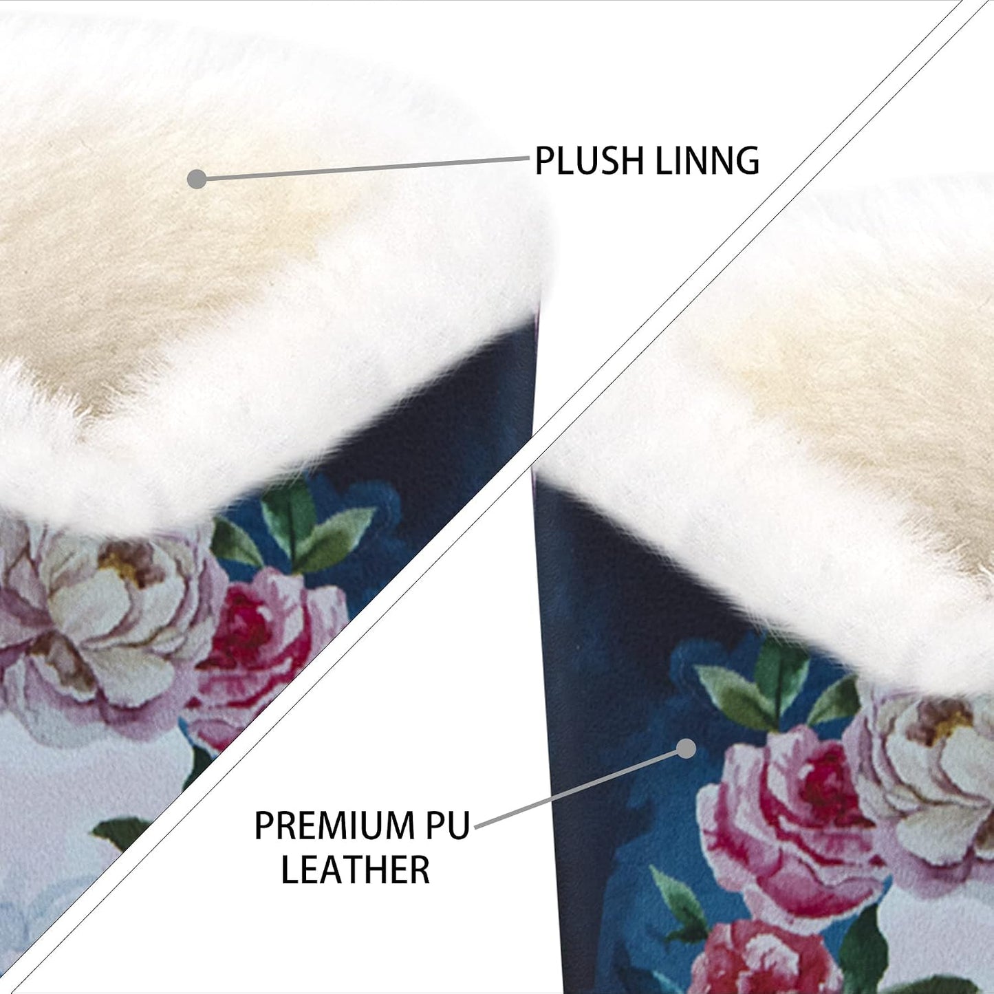 Plush Fluffy Lined Anti-scratch Eyeglasses Holder Protective Glasses Stand Case