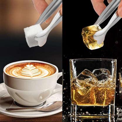 Mini Serving Tongs, Anytrp 18-Packs Stainless Steel Sugar Tongs, 4.3inch Ice Tongs Kitchen Appetizers Tongs for Coffee Bar, Tea Party, Desserts Party, Sugar and Ice Bucket