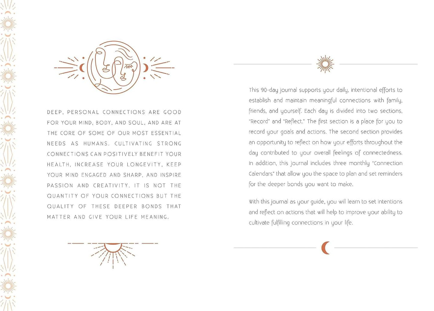 Connection: A Day and Night Reflection Journal (Inner World)