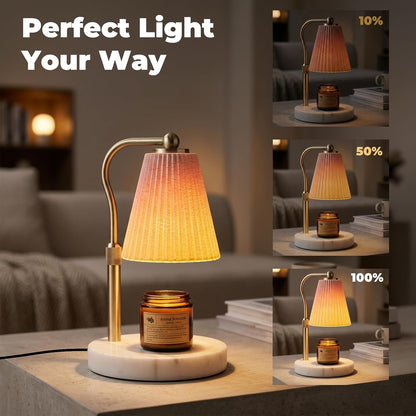 LALISU Candle Warmer Lamp with Timer Electric Candles Light Birthday Gifts
