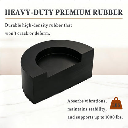 Anti Vibration Pads for Washing Machine, Fits Feet up to 1.96 in | Anti-Slip Rubber Leveling Feet, Noise & Vibration Dampening, Washer Dryer Stabilizer, Shock Absorber, Moisture-Proof, 4 Pack