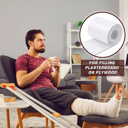 Jecery Adhesive Felt Roll, 1/4" X 6" X 1.25 Yard, Beige | Self-adhesive Padding for Foot Support, Pressure Relief, Furniture Protection, Splint Lining Cushion