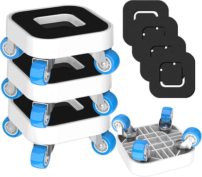 New Upgrade Furniture Sliders: Furniture Movers with Wheels & Groove | Furniture Dolly with 360° Rotatable Wheels - Appliance Roller for Moving Heavy Sofa Bed - Load Capacity Up to 750lb