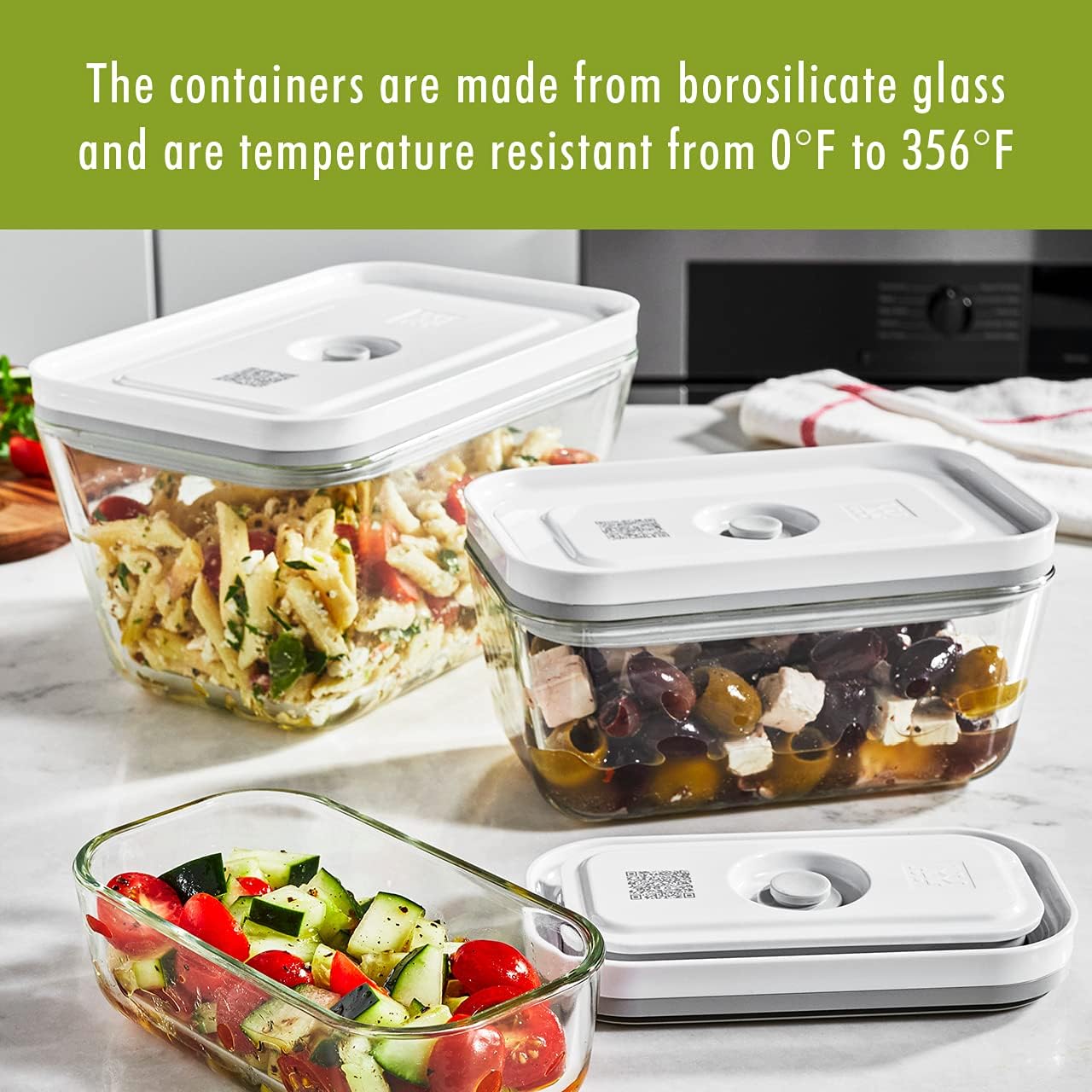 For food to stay fresh up to 5X longer, pump required (not included).