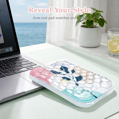 Ospelelf Ergonomic Elbow Pad, Gel Keyboard Wrist Rest Support for Office Desk Chair, Arm Wrist Pad for Typing Pain Relief