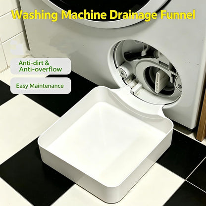 Washer Drain Pan, Washing Machine Drainage Tray, Universal Front-Load Washing Machine Drain Pan, Easy Installation for Basements, Apartments, Mobile Homes, Garages, and Rentals (Style A)