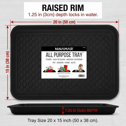 Ninamar Boot Tray – 20 x 15 Inch - 2 Trays