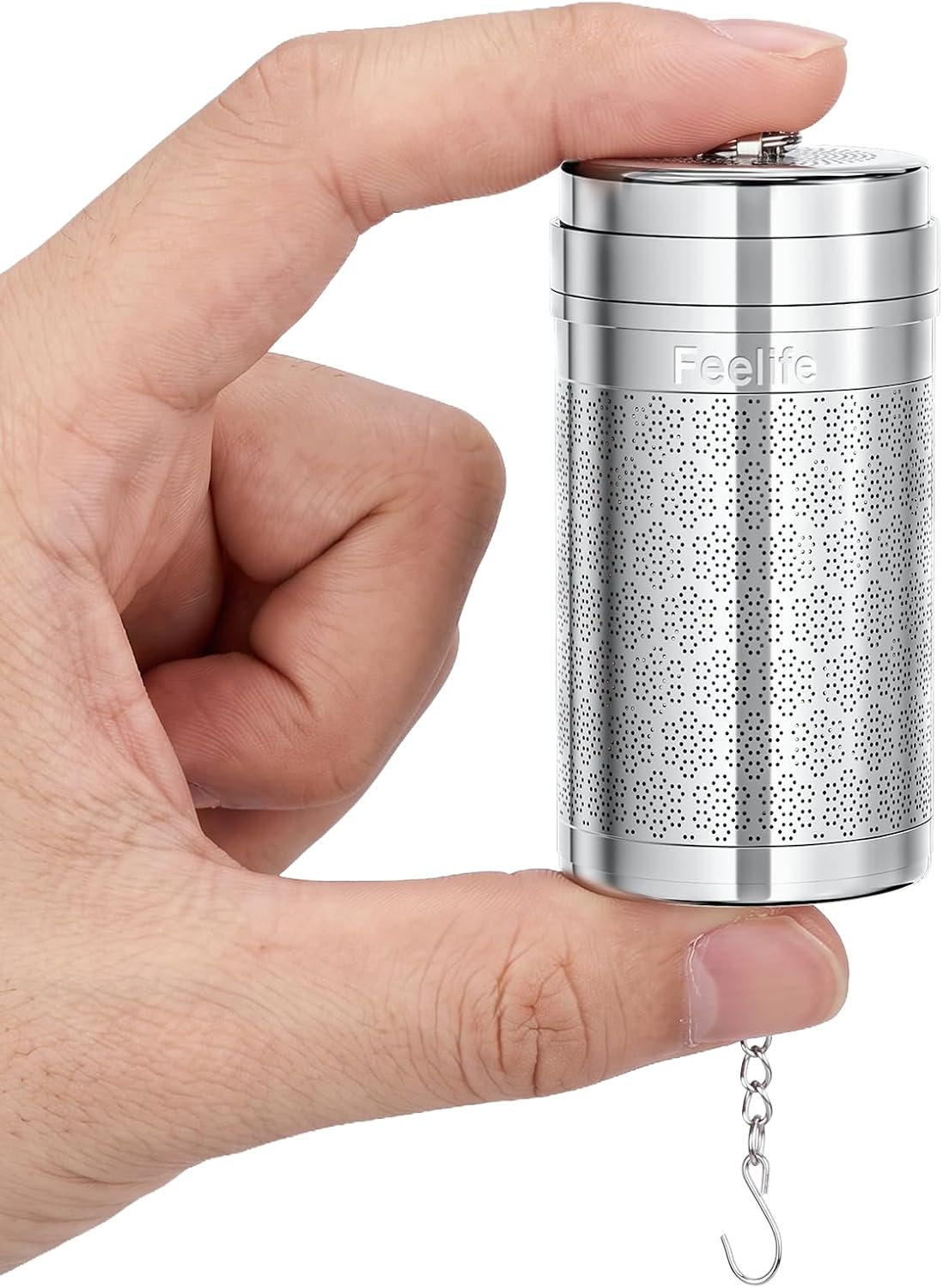 Large Snowflake Stainless Steel Tea Infuser for Loose Leaf Tea Ball | 2” x 2.8” Ultra-Fine Mesh Tea Strainer & Spice Ball for Cooking, Loose Leaf Tea Steeper for Cup Mug Teapot Pitcher Bottle