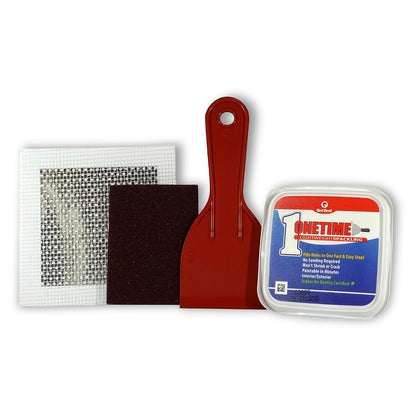 Red Devil 0542 ONETIME Lightweight Spackle Wall Repair, Spackling for Holes Drywall, 1/2 Pint, White, 8 Ounce, Made in USA