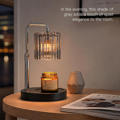 Candeldo Candle Warmer Lamp with Timer: Black Wax Melt Warmer