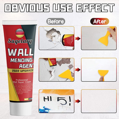 Drywall Patch Repair Kit with Scraper, Wall Spackle Repair Paste, Wall Mending Agent Quick and Easy Solution to Fill the Holes for Home Wall, Plaster Dent Repair and Wood Scratch Repair