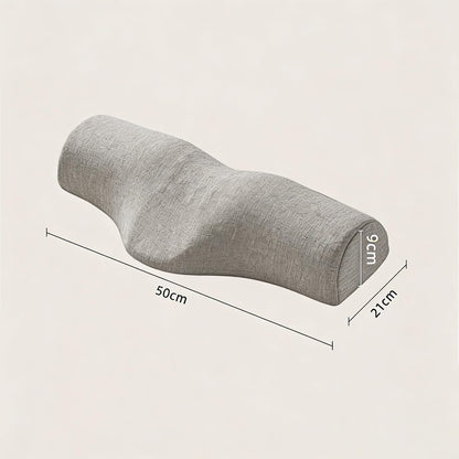 Cervical Neck Pillows, Neck Roll Pillow for Neck Pain Relief, Sleeping Decompression Devices Support and Shoulder Relaxer, High-Density Memory Foam, Neck Bolster (Gray)