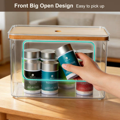 Hudgan Potato and Onion Storage Bin for Pantry Organizer, Veggie Container