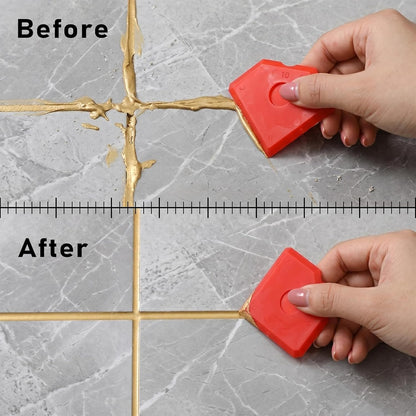 10 Pcs Silicone Caulking Tool Set Sealant Finishing Tool Caulking Kit Sealant Grout Tools Caulk Remover Tools Multi-Edge Sealants Applicator Portable Sealants Scraper