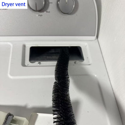 Full-Bristle Dryer Vent Cleaner Brush, 29.52 Inch Flexible Dryer Lint Brush | Refrigerator Coil Cleaning Brush, Lint Trap Cleaning Tool, Long Handle Dust & Pet Hair Remover for Trap and Duct, 1PCS