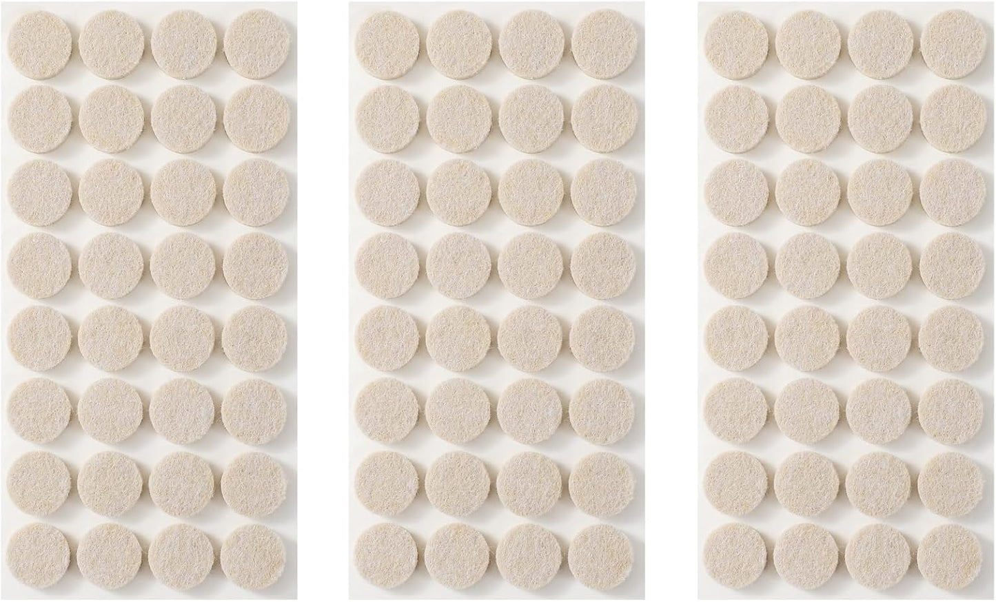 Felt Pads Small 3/8" Felt Pads for Cabinet Doors Bumpers, Cabinet Cushion Dots Felt Cabinet Door Stops, Self Adhesive Thick Bumper Pads to Protect Surfaces -Anti Scratch 234 Pcs Round Brown