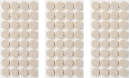Felt Pads Small 3/8" Felt Pads for Cabinet Doors Bumpers, Cabinet Cushion Dots Felt Cabinet Door Stops, Self Adhesive Thick Bumper Pads to Protect Surfaces -Anti Scratch 234 Pcs Round Brown