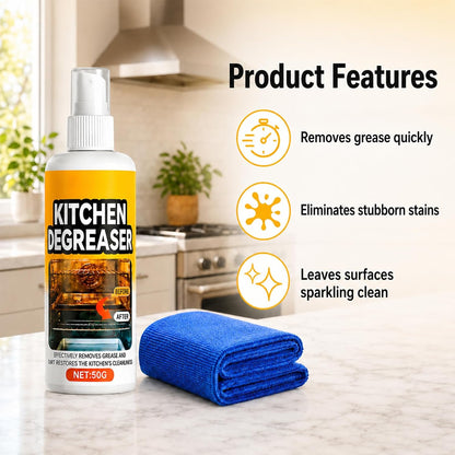GreaseKiller BBQ Grill Cleaner Spray, Heavy Duty Degreaser, Fast-Acting Grease Removal, for Grills and Smokers, Outdoor Use(2 PCS)