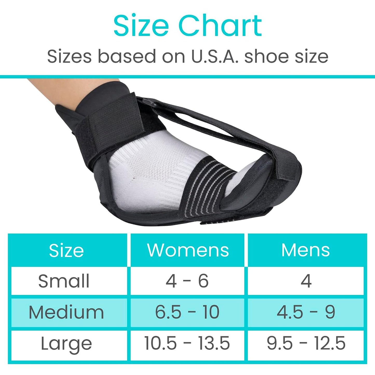 Vive Plantar Fasciitis Stretcher - Foot & Calf Stretcher for Men & Women | Achilles Tendonitis Brace Sling for Pain Relief - Dorsiflexion Therapy, Adjustable - Lightweight Arch & Heel Support