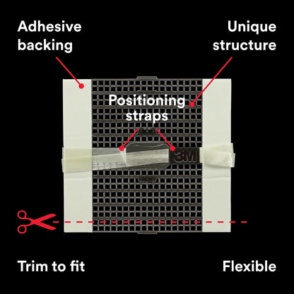 3M High Strength Large Hole Repair Kit | Wall Hole Repair Kit With Spackling Compound, Putty Knife, Repair Plate, And Sanding Sponge, No Shrinking or Cracking