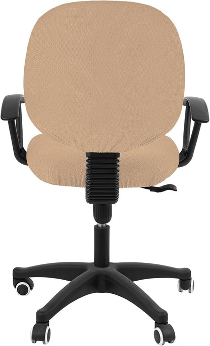 Smiry Office Computer Chair Armrest Covers, 2PCs Anti-dust Arm Rest Pad | Removable Washable Desk Chair Arm Pad Covers, Grey