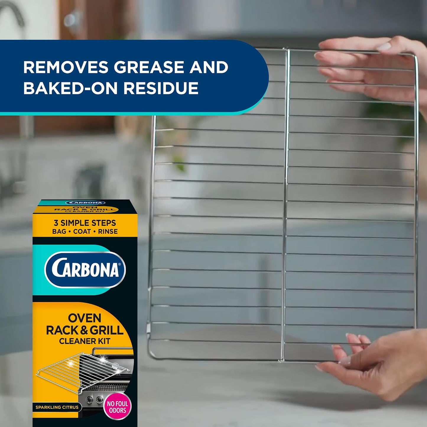 Carbona 2-in-1 Oven Rack and Grill Cleaner Bagged 16.8 Oz