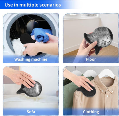 4Pcs Pet Hair Remover for Laundry, Dog & Cat Hairs Remover Tool, Reusable Catcher Effectively Removes Pet Hair, Lint and Dander from Bedding and Clothing, Suitable for Washing Machines