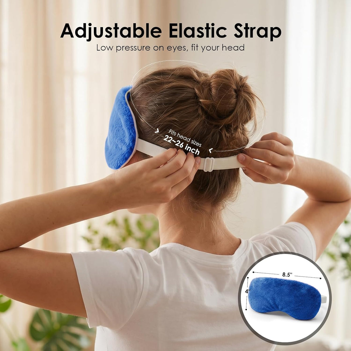MORLIDEN Heated Eye Mask for Dry Eyes & Stye - Microwavable Warm Compress