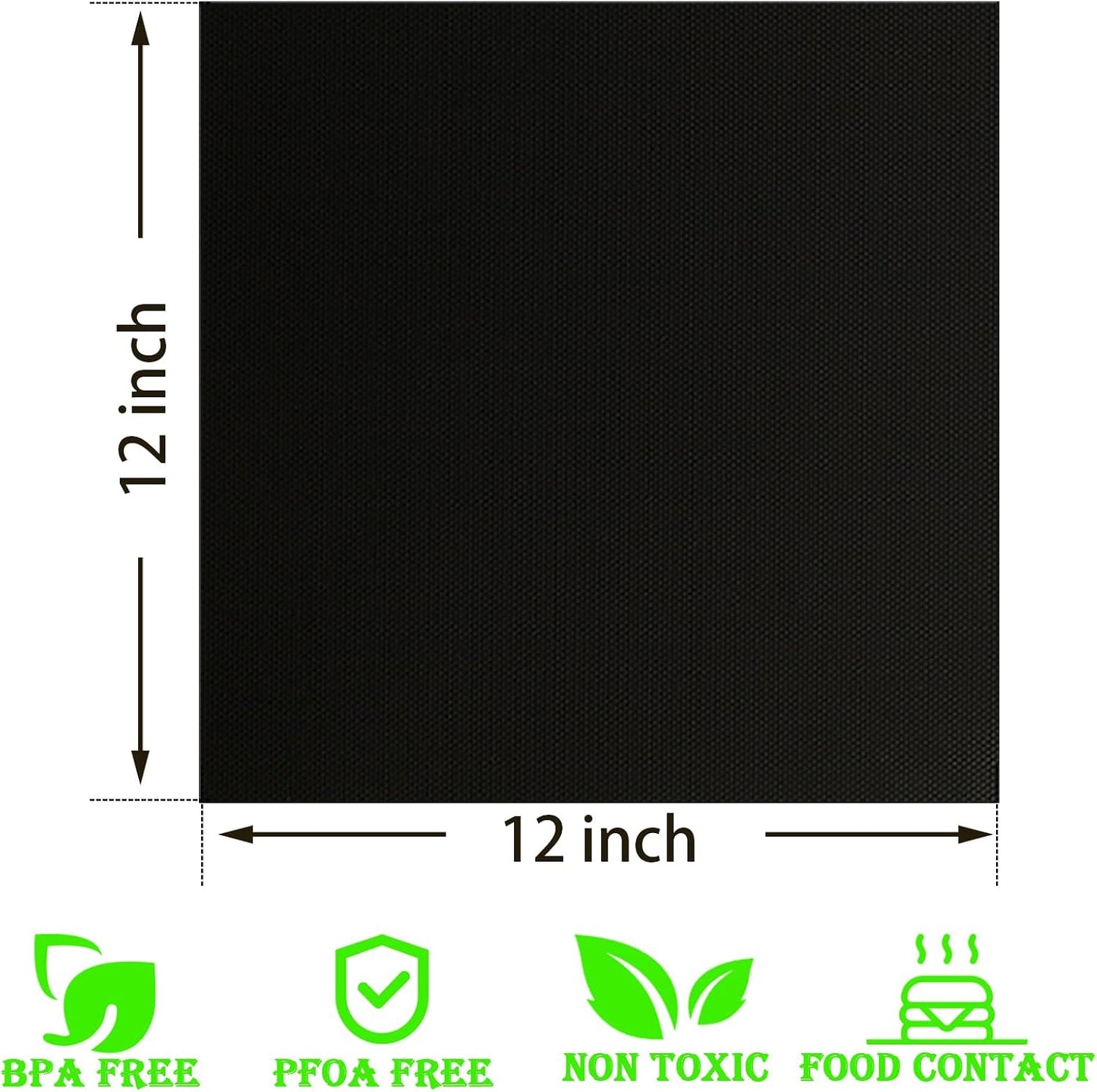 WMKGG Silicone Air Fryer Liners, 2PCS Air Fryer Silicone Liners | Reusable Rectangular Non-Stick Basket Accessories for Ninja Foodi Dual DZ201/DZ401 8-10QT