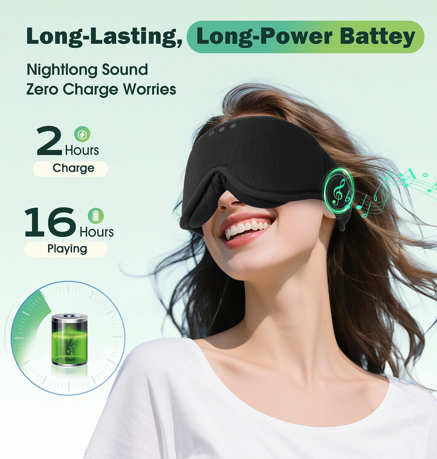 Sleep Mask with Headphones Bluetooth 5.4, LC-dolida Wireless Music Eye Mask for Sleeping Headphones with Soft Bamboo Cotton Cooling Breathable,Ultra-Thin Stereo Speaker for Side Sleepers-Khaki