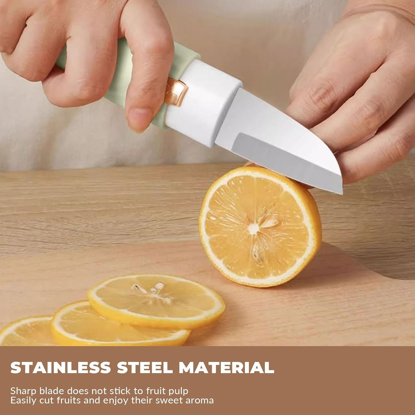 2 in 1 Paring Peeler Knife Multifunctional Stainless Steel Peeler,Creative Fruit and Vegetable Dual-Use Peeler Knife, Outdoor Portable Safety Cover Peeling Fruit Peeler, Kitchen gadgets (pink)