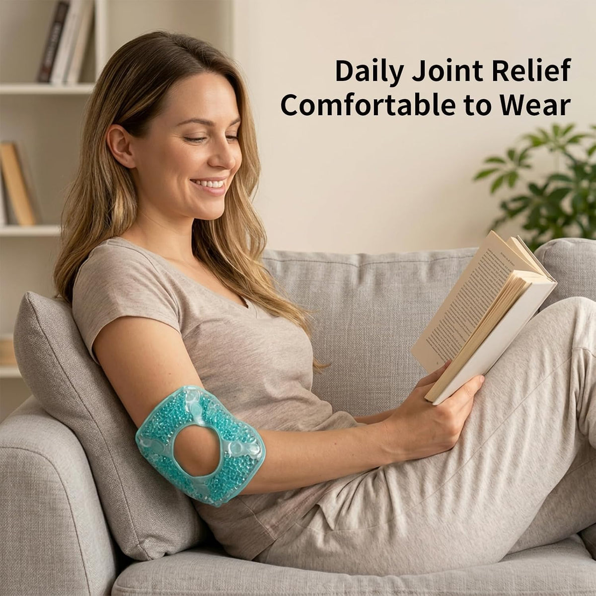 Coldcool Knee Ice Pack Reusable Gel Wrap for Pain Relief & Post-Surgery Recovery - Hot & Cold Therapy for Arthritis, Sports Injuries (2 Pack)