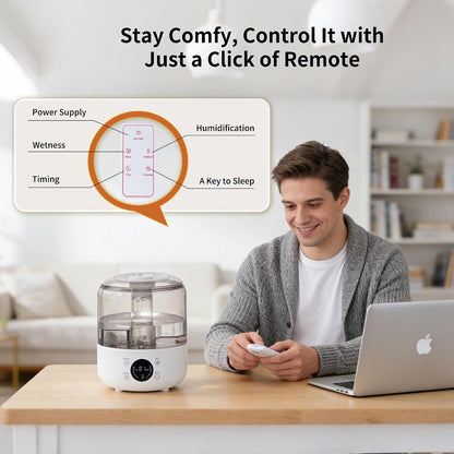 3L Top Fill Cool Mist Ultrasonic Humidifier