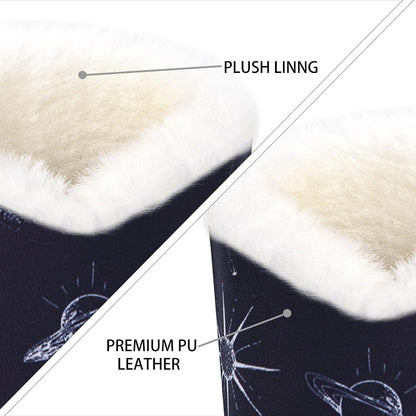 Plush Fluffy Lined Anti-scratch Eyeglasses Holder Protective Glasses Stand Case