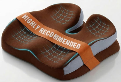 Memory Foam Ergonomic Seat Cushion for Office Chairs Pain Relief