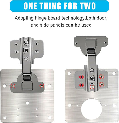 Cabinet Hinges Repair Plate,Stainless Steel Hinge Repair Brackets Kit,Kitchen Cupboard Door Hinge Repair Plate Kit Includes Fixing Screws,Protect Wooden Kitchen Cabinet Door,Furniture(2 PCS)…