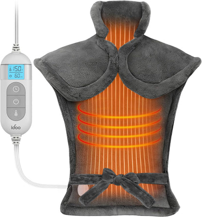 iDOO Heating Pad for Back Pain Relief, Birthday Gifts for Men Women Her Mum, FSA Eligible Items Only List, Weighted Heating Pad for Neck & Shoulders, ETL Electric Heat Pad, 24"x33"