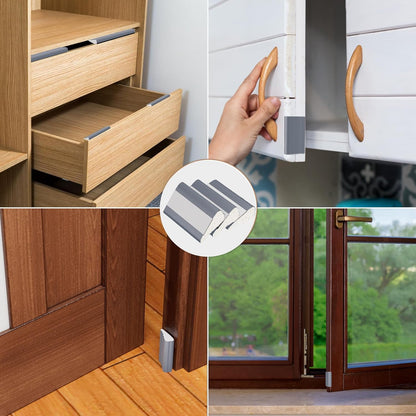 Kneelisa 118” Wedge-Shape Foam Window Weather Stripping Door Seal | Soundproofing Frame Winter Insulation Strip,Noise Cancelling Window Inserts,Door Gap Filler Light Blocker,White