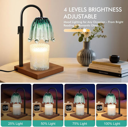 Candle Warmer Lamp with Timer,Birthday Gifts for Women