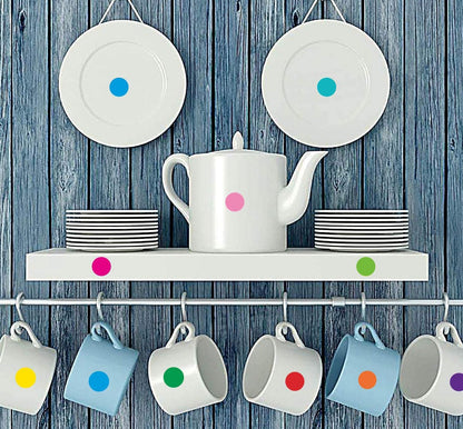 PARLAIM 1050 PCS Color Coding Labels Circle Dot Stickers,10 Color Style Colorful Coding Label Sticker for Office,Student Classroom