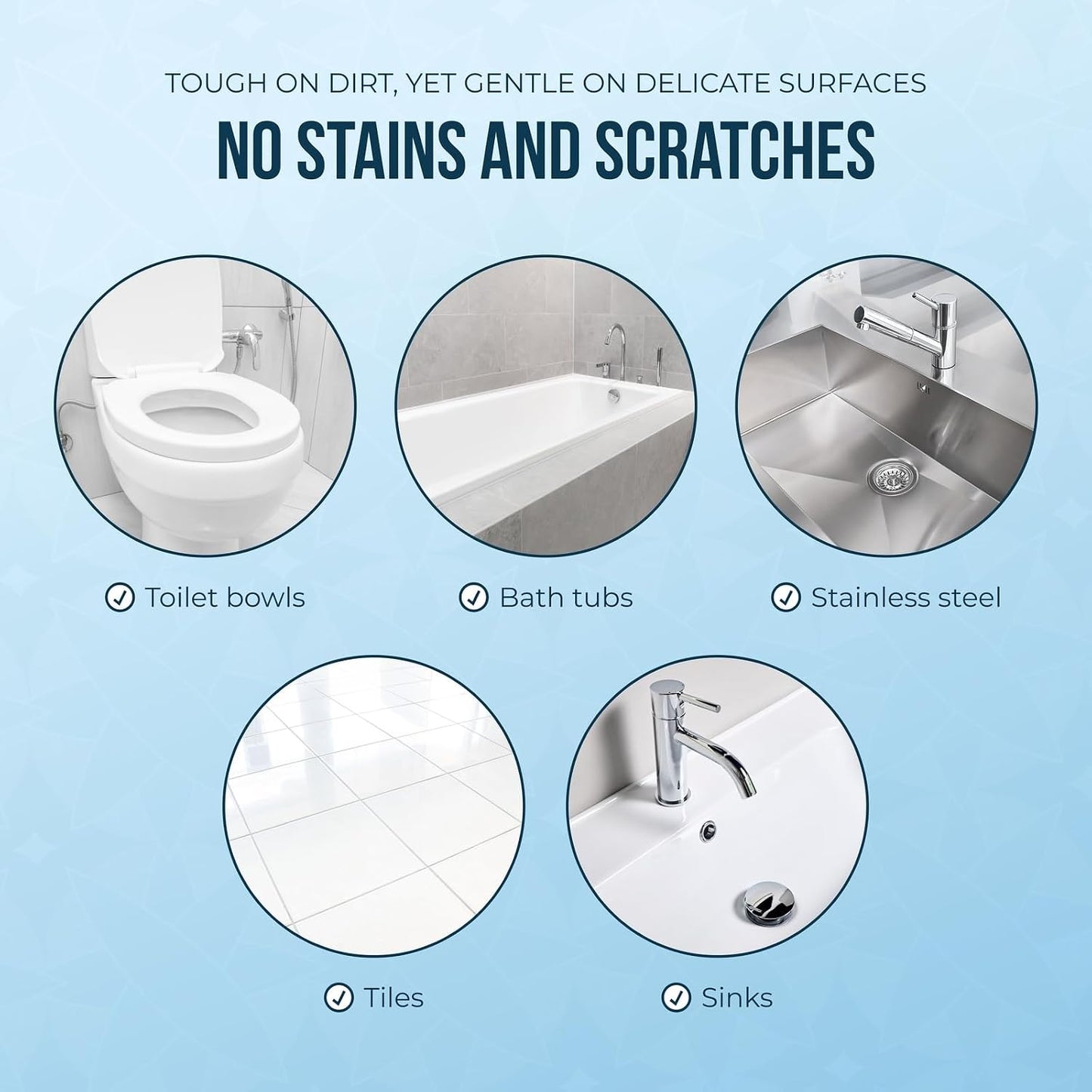 Powerstone Pumice Stone Toilet Bowl Cleaner with Handle (2-pack) - A Solution for Hard Water Stains on Toilets, Grills, Tiles, Grout & Pools