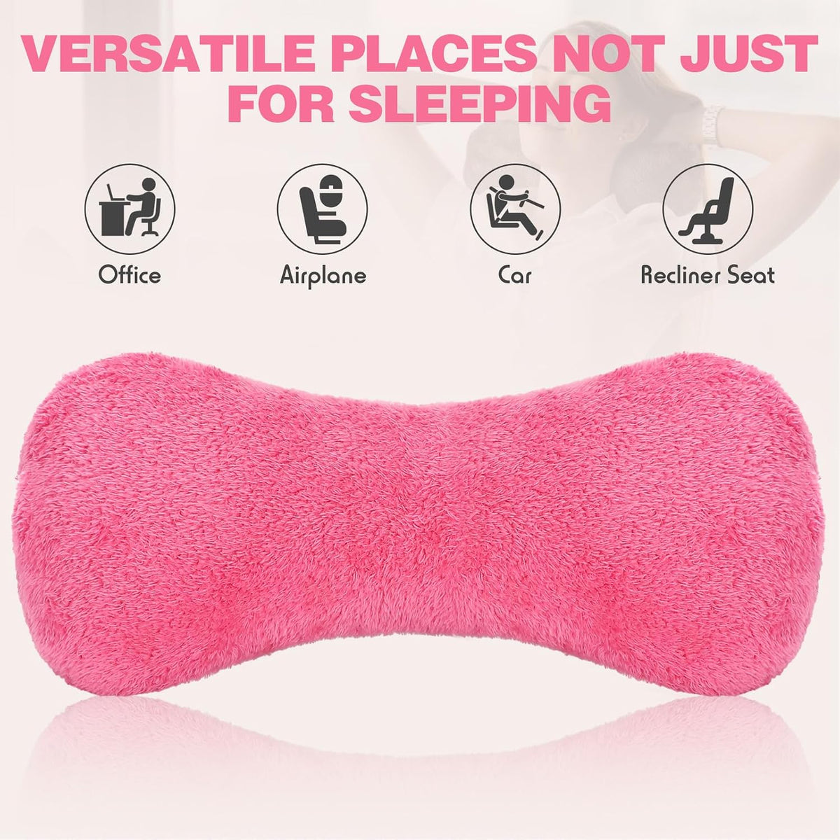 Colingmill 1 Pc Neck Pillow for Recliner Chair Headrest,Grey