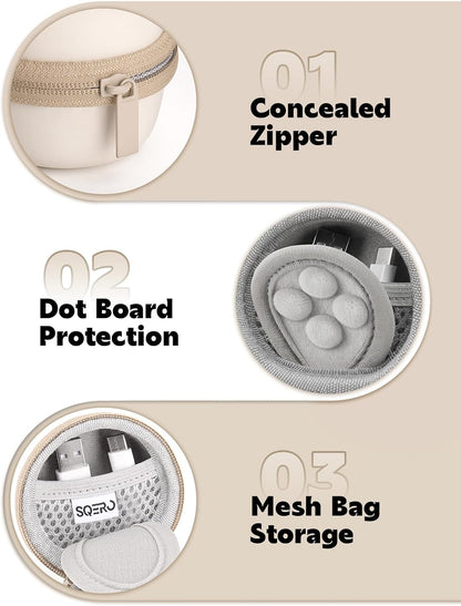 Carrying Case for Babelio White Noise Machine, Compact Travel Storage Bag | Mini Sound Machine Protective Case, Scratches Shockproof Waterproof, Only Case