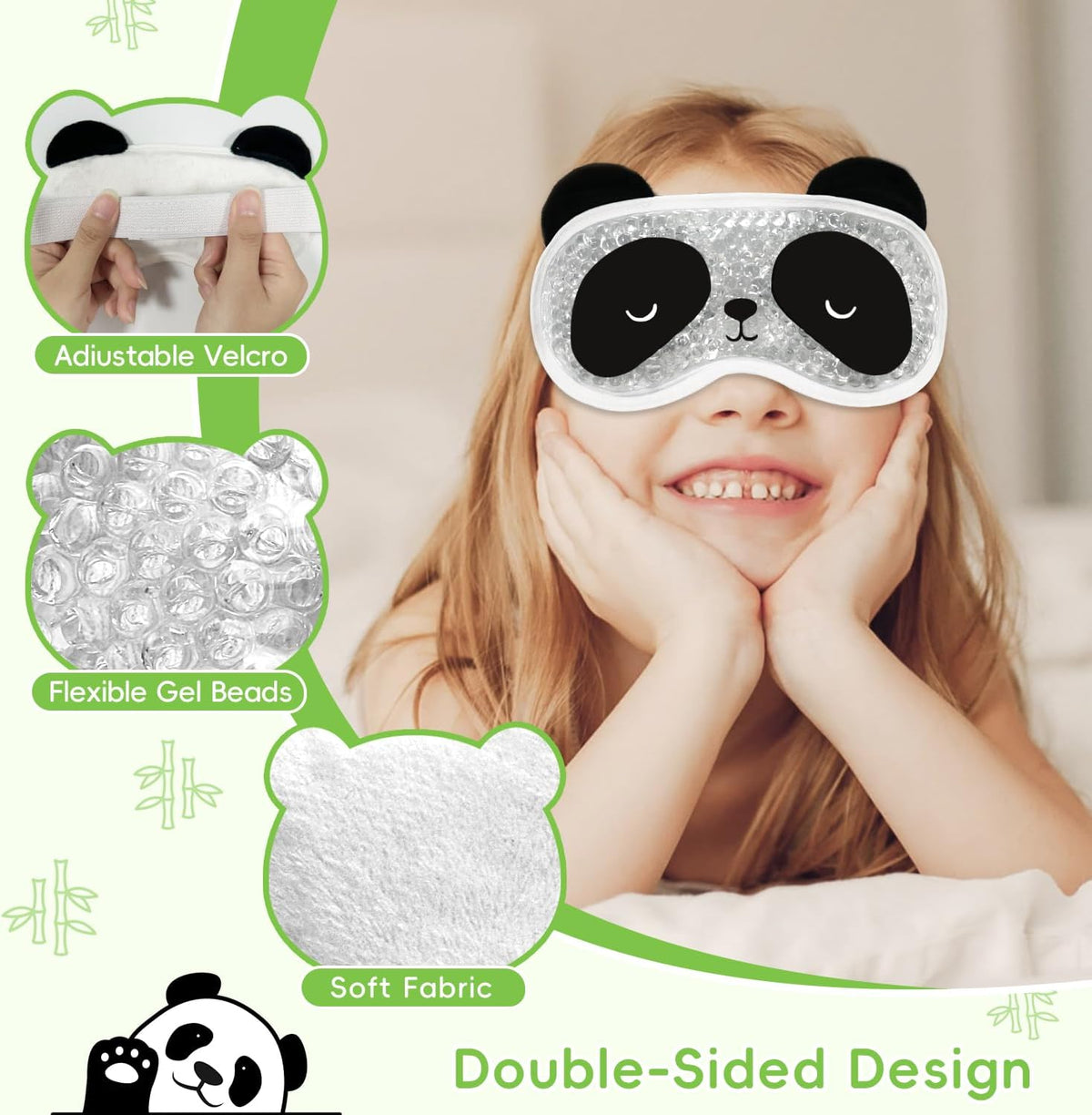 my novel things Cooling Eye Mask and Plush Sleep Mask for Woman 2PCS